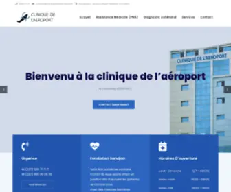 Cliniquedelaeroport.fr(FIV, PMA, Clinique de l'aéroport (Douala )) Screenshot