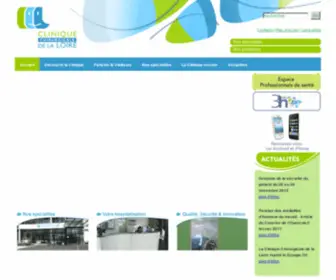 Cliniquedelaloire.fr(Clinique de la Loire) Screenshot