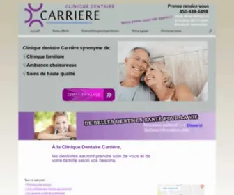 Cliniquedentairecarriere.com(Dentiste St) Screenshot