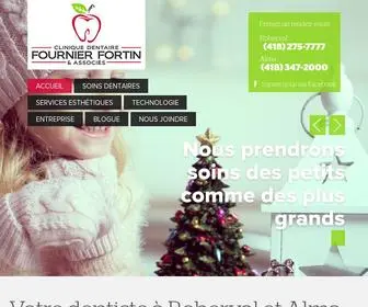 Cliniquedentairefournierfortin.ca(Clinique dentaire Fournier Fortin) Screenshot