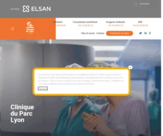Cliniqueduparclyon.com(Clinique du Parc Lyon) Screenshot