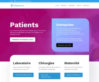 Cliniqueduval.org(Clinique du val) Screenshot