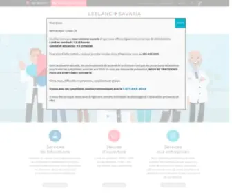 Cliniqueleblancsavaria.ca(Clinique médicale privée à Blainville) Screenshot