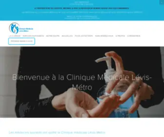 Cliniquemedicalelevismetro.ca(Clinique Médicale Lévis) Screenshot