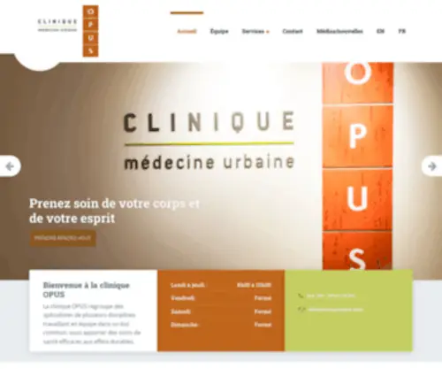 Cliniqueopus.com(Site Offline) Screenshot