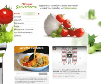 Cliniquerenversante.com(Clinique Renversante d'Anne) Screenshot