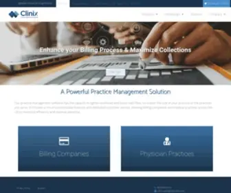 Clinixmis.com(Medical Practice Management Software) Screenshot