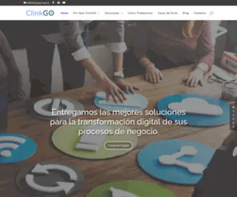 Clinkgo.com.ar(Soluciones para Gestión de Procesos) Screenshot