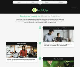 Clinkup.io(Your path to financial freedom) Screenshot