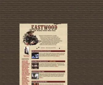 Clinteastwood.net(Clint Eastwood) Screenshot