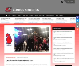 Clintonathletics.net(Clinton High School) Screenshot