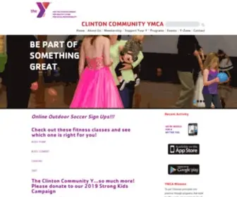 Clintoncommymca.org(Home) Screenshot