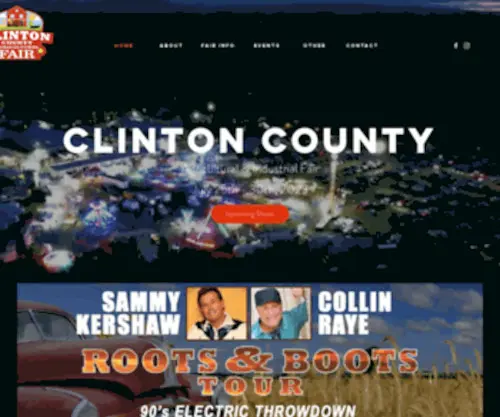 Clintoncountyfair.com(Clintoncountyfair) Screenshot