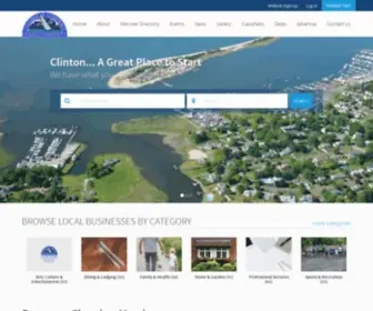 Clintonct.com(Clinton Chamber of Commerce) Screenshot