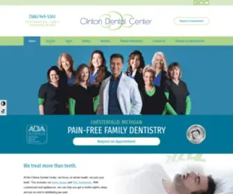 Clintondentalcenter.com(Clinton Dental Center) Screenshot