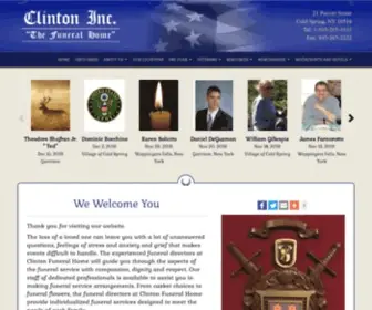 Clintonfh.com(Clinton Funeral Home) Screenshot