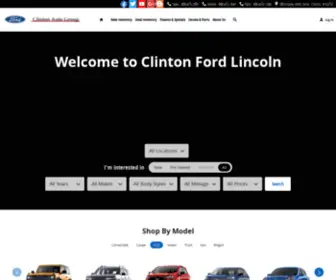 Clintonfordlm.net(Clinton Ford Lincoln) Screenshot