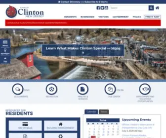 Clintonnj.gov(Clinton NJ) Screenshot