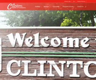Clintonok.org(The Clinton Chamber) Screenshot