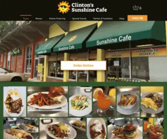 Clintonssunshinecafe.com(Sunshine Cafe) Screenshot