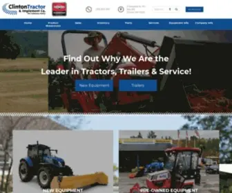 Clintontractor.net(Clinton Tractor & Implement Co) Screenshot