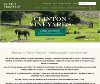 Clintonvineyards.com(Clinton Vineyards) Screenshot