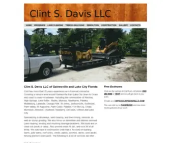 Clintsdavisllc.com(Driveways) Screenshot