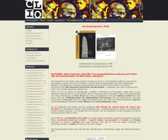 Clio-Graz.net(Home CLIO) Screenshot