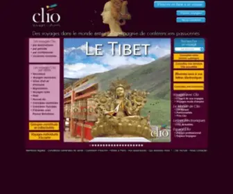 Clio.fr(Voyages culturels et historiques de Clio) Screenshot