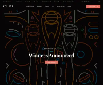 Clioawards.com(Clios) Screenshot