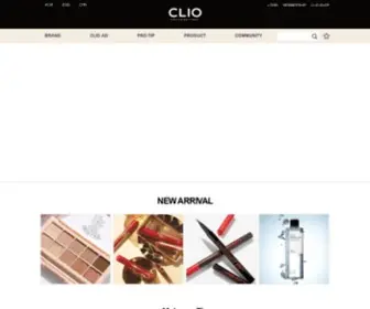 Cliocosmetic.com(클리오) Screenshot