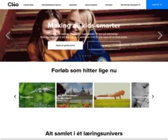 Clioonline.dk(Clio Online) Screenshot