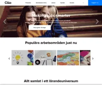 Clioonline.se(Digitala Läromedel) Screenshot