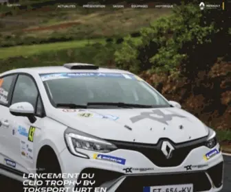 Cliorally.com(Sites sport automobile du groupe Renault) Screenshot