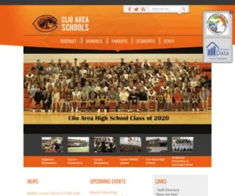 Clioschools.org(Clio Area School District) Screenshot