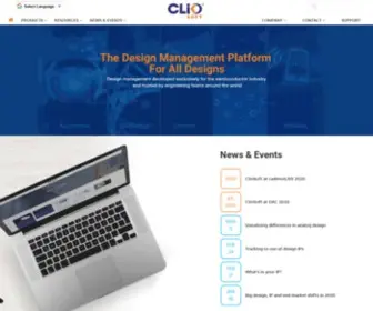 Cliosoft.com(ClioSoft Inc) Screenshot