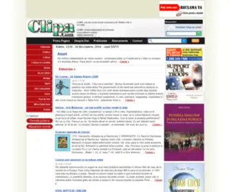 Clipa.com(Revista independenta de informatie socio) Screenshot
