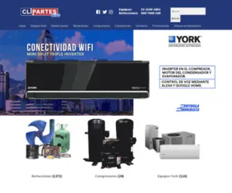 Clipartes.com.mx(Refacciones para Equipos de Aire Acondicionado) Screenshot