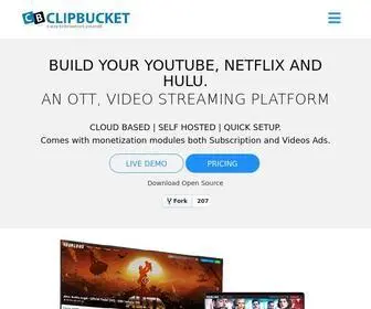 Clipbucket.com(White Label OTT and VOD Platform) Screenshot