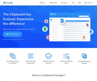 ClipClip.com(ClipClip is free clipboard manager software for Windows) Screenshot