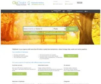 Clipdealer.com Screenshot