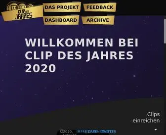 Clipdesjahres.de(Clip des Jahres 2021) Screenshot