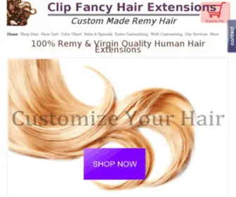 Clipfancyhairextension.com(clipfancyhairextension) Screenshot