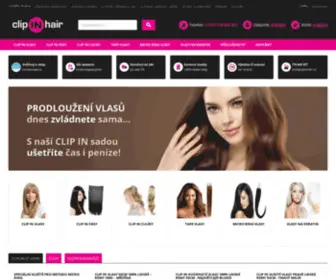 Clipinhair.cz(CLIP IN vlasy) Screenshot