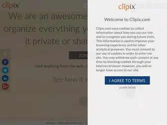 Clipix.com(Clipix Web Next) Screenshot
