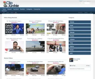 Clipjunkie.com(Funny and interesting video clips from all over the world at Clip Junkie) Screenshot