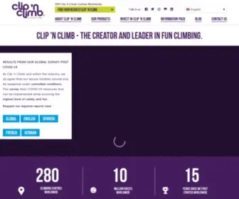 Clipnclimb.com(Clip 'n Climb) Screenshot