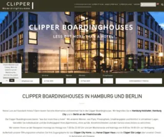 Clipper-Boardinghouses.de(Herzlich Willkommen) Screenshot