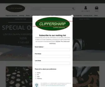 Clippersharp.com(Clippersharp Ltd) Screenshot