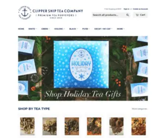 Clippershipteaco.com(Clipper Ship Tea Company) Screenshot